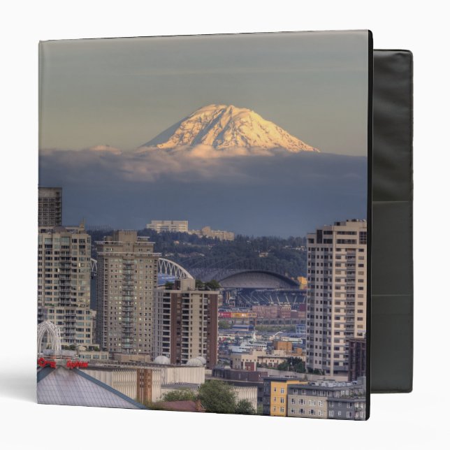 WA, Seattle, Mount Rainier from Kerry Park Binder (Front/Inside)