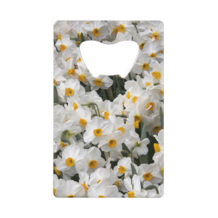 WA, Skagit Valley, Daffodil pattern Wallet Bottle Opener