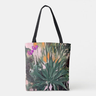 Wa-Wo Wave NFT Art - THIRSTY SUCCULENT 38 Tote Bag