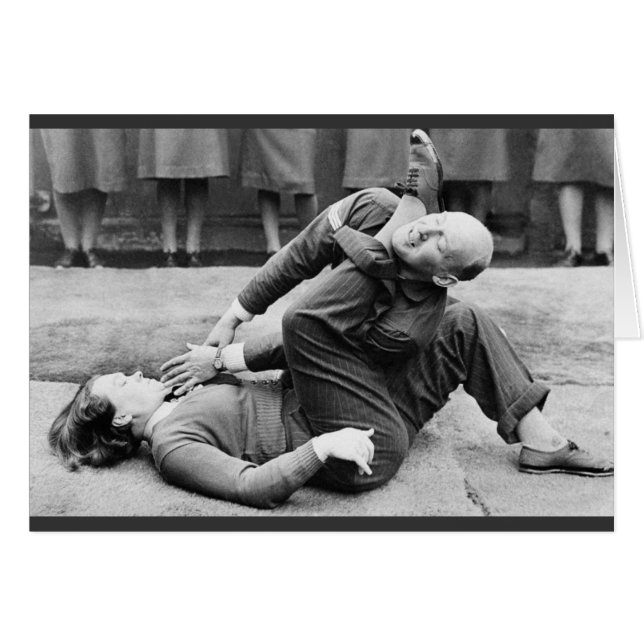 WAAF Demonstrate Self-Defence 2 (Front Horizontal)