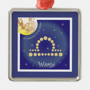 Waage 24. September bis 23. Oktober Ornament