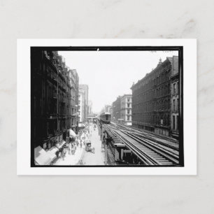 Wabash Ave., Chicago, IL Vintage Postcard