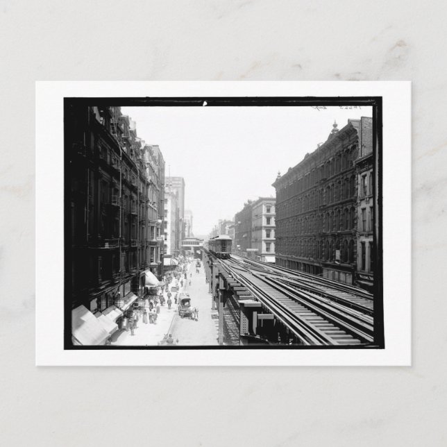 Wabash Ave., Chicago, IL Vintage Postcard (Front)