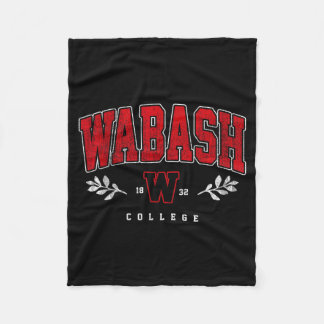 Wabash of Technology Arch Retro for Men Women Fleece Blanket