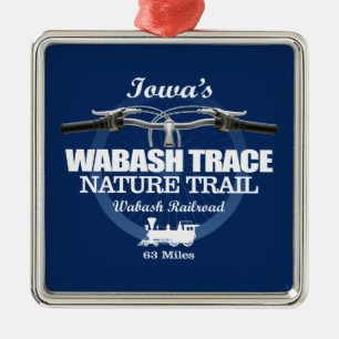 Wabash Trace Nature Trail (H2) Metal Ornament
