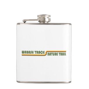 Wabash Trace Nature Trail Iowa Hip Flask