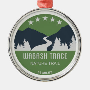 Wabash Trace Nature Trail Metal Ornament