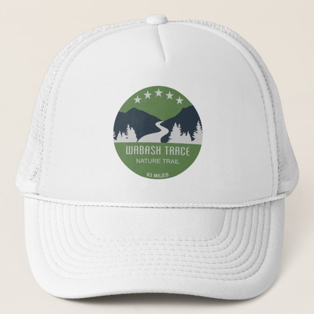 Wabash Trace Nature Trail Trucker Hat (Front)