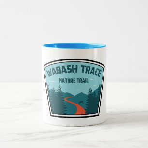 Wabash Trace Nature Trail Two-Tone Coffee Mug