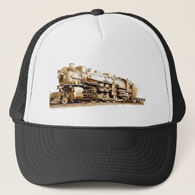 Wabash Train Trucker Hat (Front)