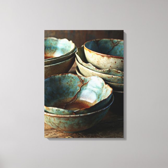 Wabi Sabi Art Canvas Print (Front)