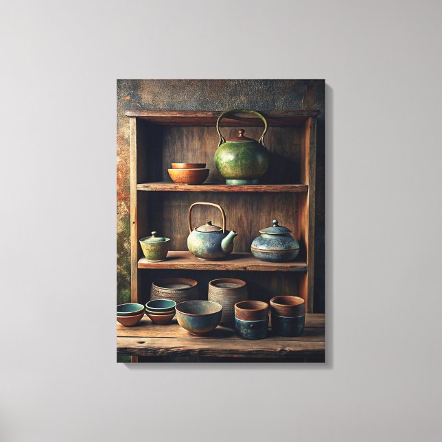 Wabi Sabi Art Canvas Print (Front)