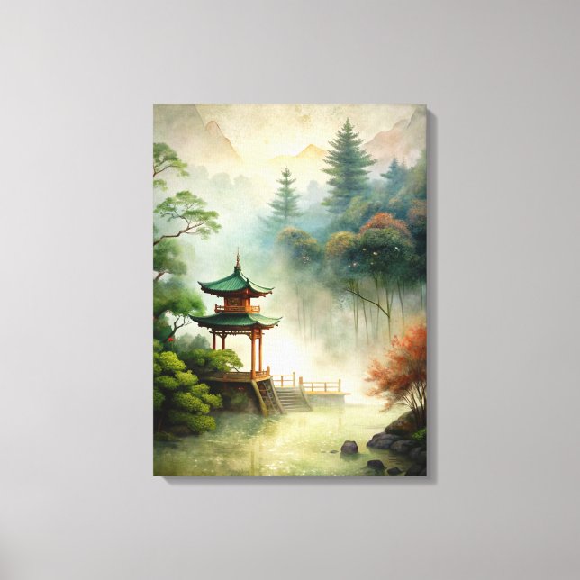 Wabi Sabi Art Canvas Print (Front)