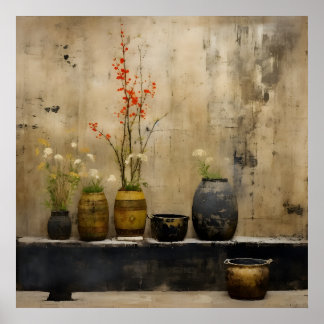 Wabi Sabi Japanese Style Art Poster