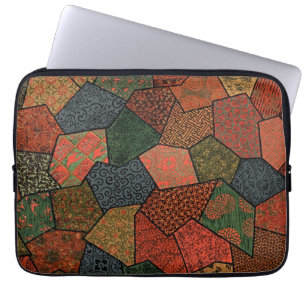 Wabi-Sabi Patchwork Laptop Sleeve