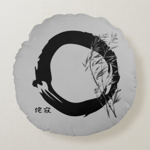 Wabi Sabi Round Pillow