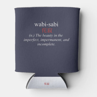 Wabi-Sabi Zen Shirt Buddhist Aesthetic Can Cooler
