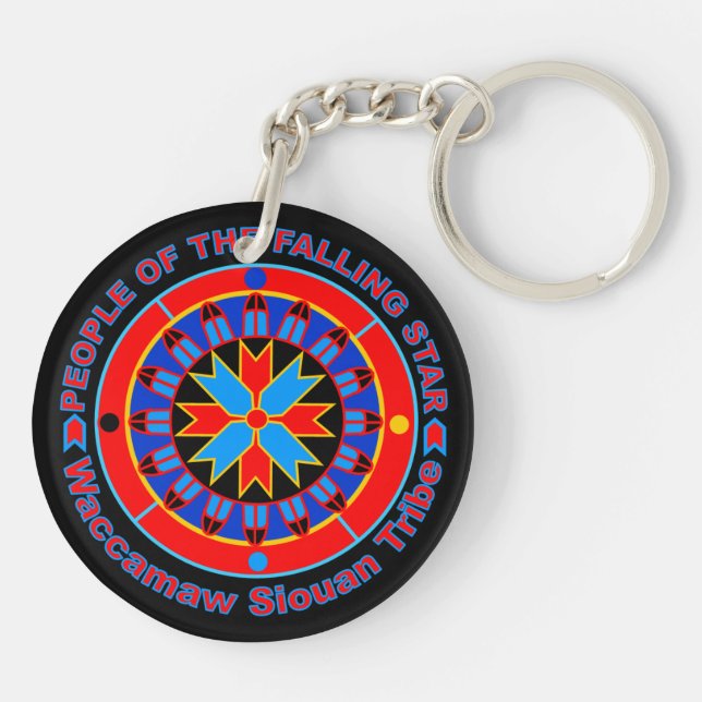 Waccamaw Siouan Key Chain (2 sided) (Back)