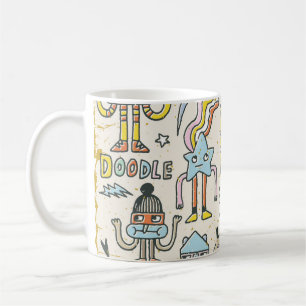Wacky Doodles: Vintage Character Set Coffee Mug