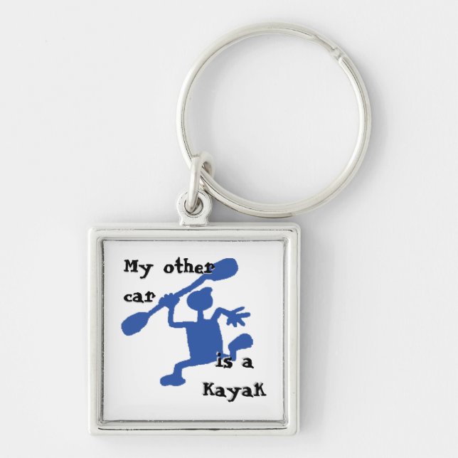 Wacky Kayak Keychain (Front)