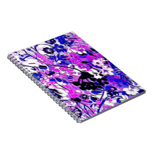 Wacky Retro Floral Notebook