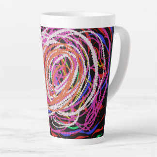 Wacky Rose  Latte Mug