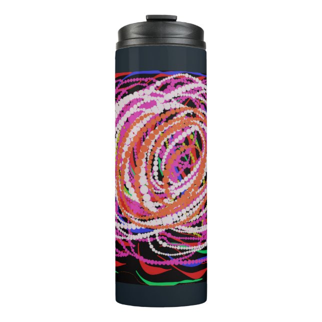 Wacky Rose Thermal Tumbler (Front)