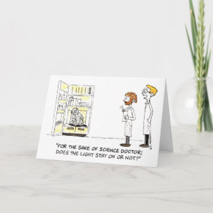 Wacky Scientist (greeting card) Card