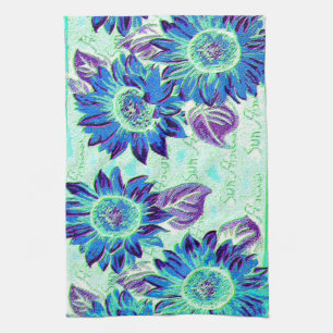 Wacky Sunflowers Kitchen Towel