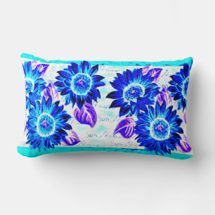 Wacky Sunflowers Lumbar Pillow