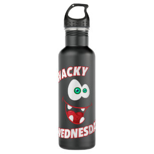 WACKY WEDNESDAY . Clothes for mismatch day T-Shirt 710 Ml Water Bottle