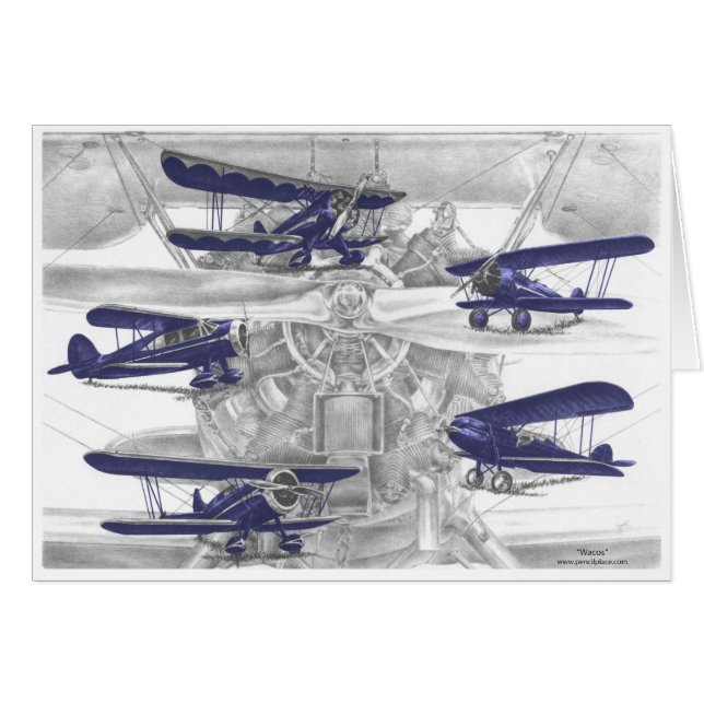 Waco Biplane (Front Horizontal)