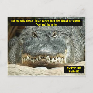 Waco Firefighter Postcard