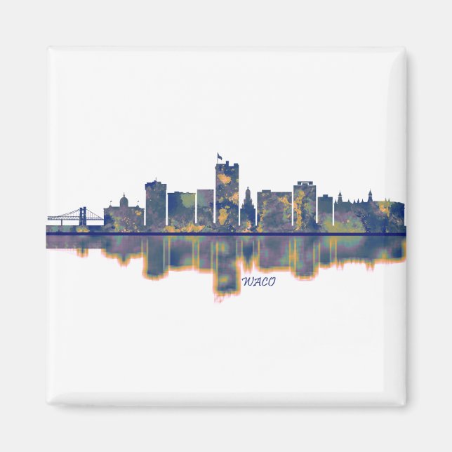 Waco Skyline Magnet (Front)
