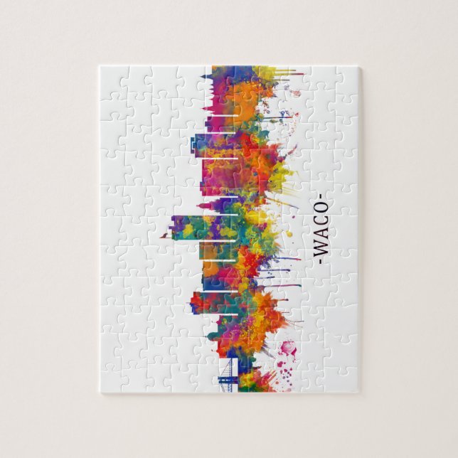 Waco Texas Skyline Jigsaw Puzzle (Vertical)