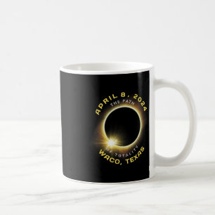 Waco Texas Solar Eclipse Totality April 8 2024 Coffee Mug