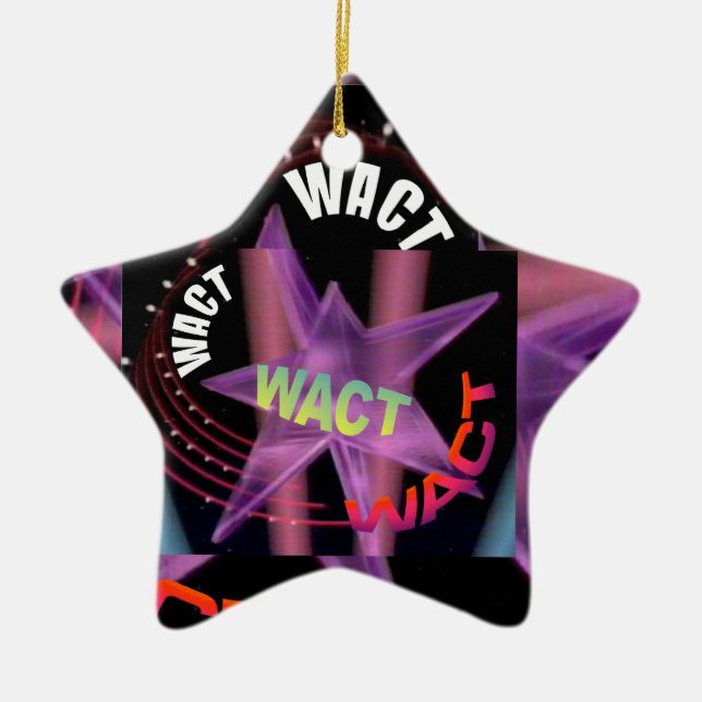 WACT Ceiling, WACT Ceiling, WACT Ceiling Ceramic Ornament (Front)