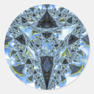 Wada Basin Fractal Classic Round Sticker