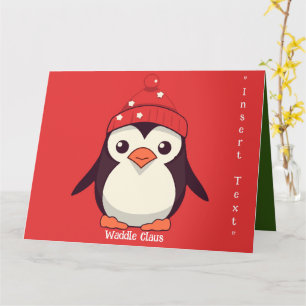 Waddle Claus Card