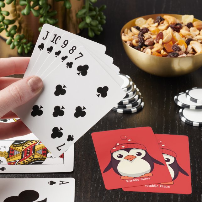 Waddle Claus Playing Cards (In Situ)