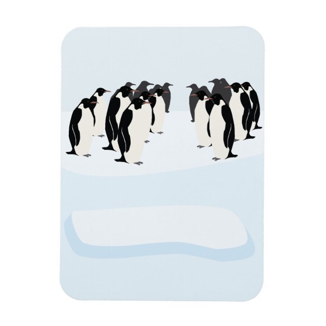 Waddle of Penguins Magnet (Vertical)