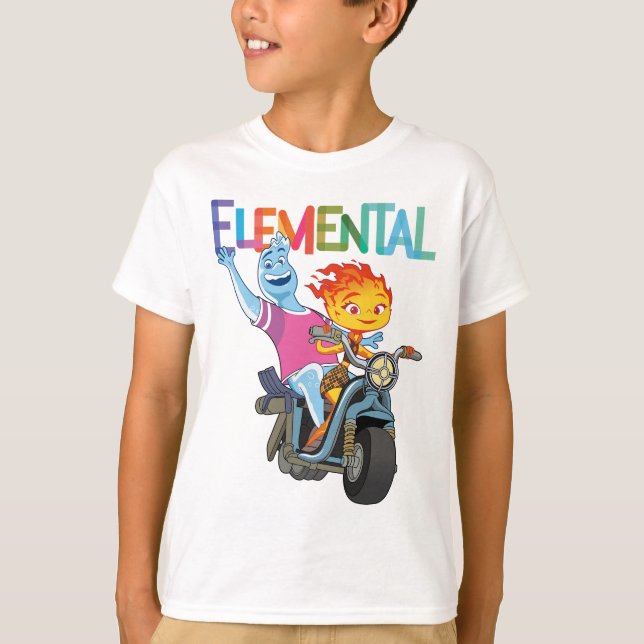 Wade Ember Elemental Motorcycle T-Shirt (Front)