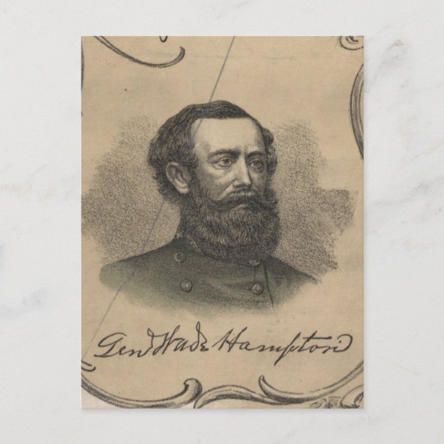 Wade Hampton III Postcard (Front)