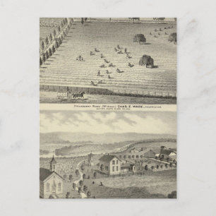 Wade ranch, Weller residence Postcard