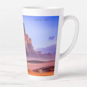 Wadi Rum desert in Jordan, Holiday  Latte Mug