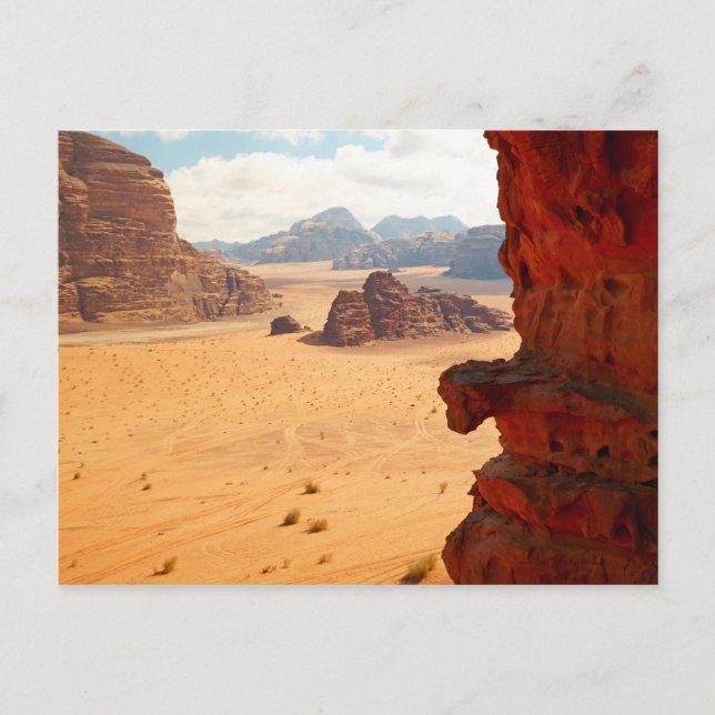 Wadi Rum In Petra City Postcard View From Jordan (Front)