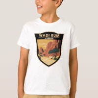 Wadi Rum Jordan Travel Art Vintage