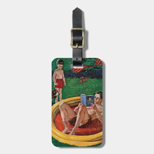 Wading Pool Luggage Tag (Front Vertical)