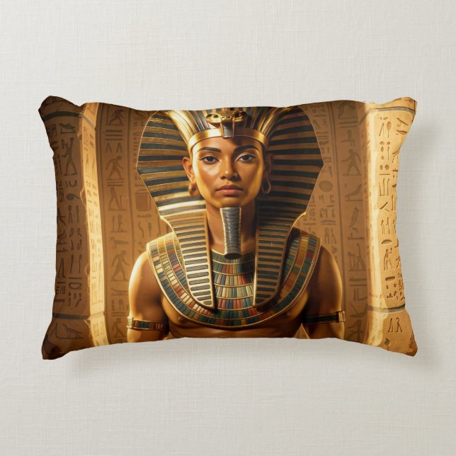 Wadjet – Ägyptische Schlangengöttin´1 Accent Pillow (Front)