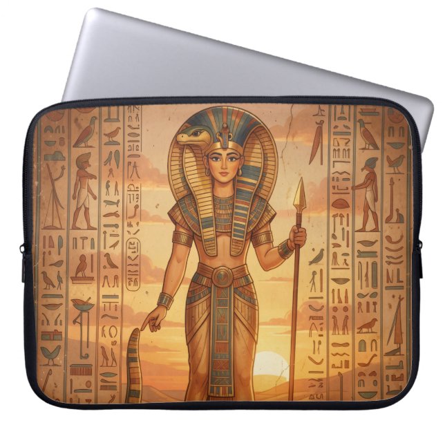 Wadjet – Ägyptische Schlangengöttin´3 Laptop Sleeve (Front)